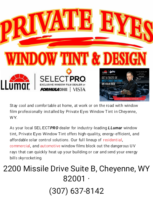 Private Eyes Window Tint & Design LLC Logo