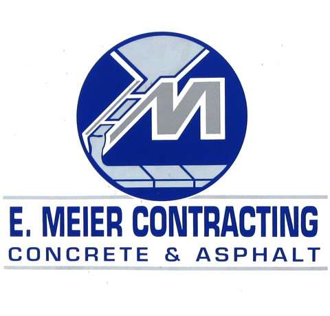 E Meier Contracting Concrete & Asphalt Logo