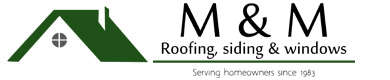 M & M Roofing, Siding & Windows Logo