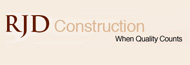 RJD Construction Company Logo