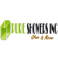 Pure Showers, Inc. Glass & Mirror Logo