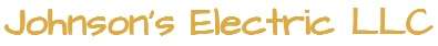 Johnson's Electric LLC Logo