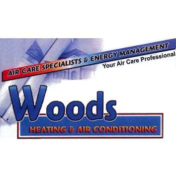 Woods Heating & Air Conditioning Logo