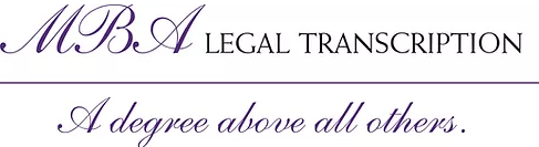 MBA Legal Transcription Logo