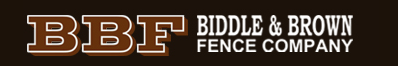 Biddle & Brown Fence Company Logo