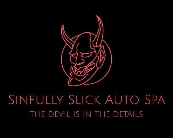 Sinfully Slick Auto Spa Logo