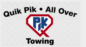 Quik Pik All Over Towing Logo