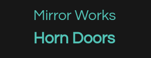 Mirror Works & Horn Doors Logo