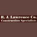 R J Lawrence Co. Construction Specialist Logo