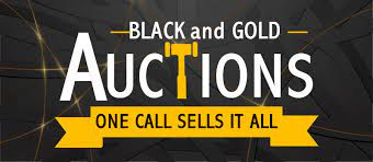 Black & Gold Auctions Logo