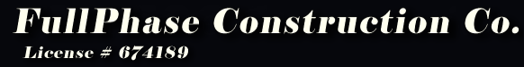 Full Phase Construction Company Logo