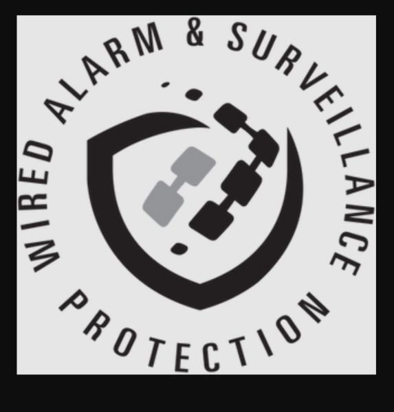 Wired Alarm and Surveillance Protection  Logo