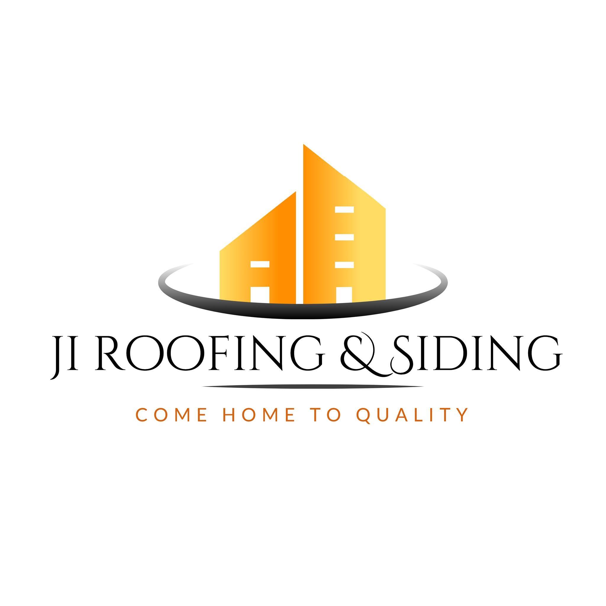 JI Roofing and Siding Logo
