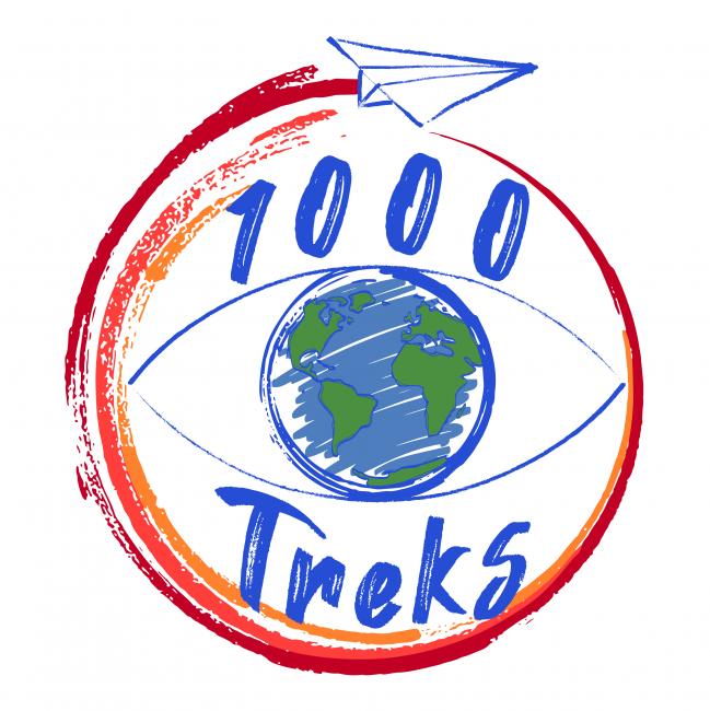 1000 TREKS Logo