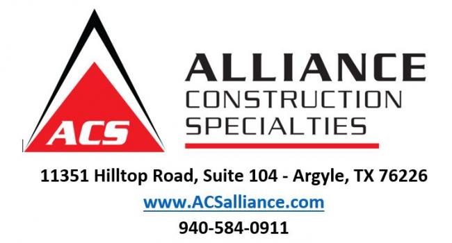 Alliance Construction Specialties, LLC Logo