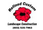 Refined Custom Landscape Construction Logo