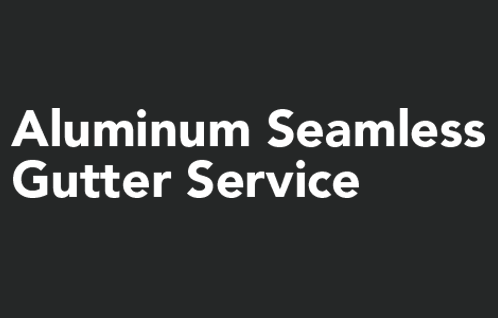 Aluminum Seamless Gutter Service Logo