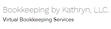 Bookkeeping by Kathryn, LLC. Logo