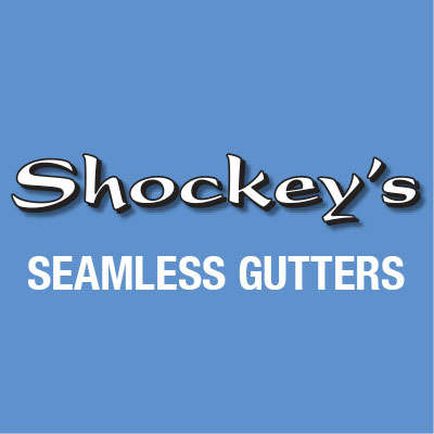 Shockey's Seamless Gutters Logo