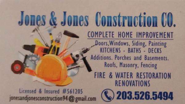 Jones & Jones Construction, Co Logo