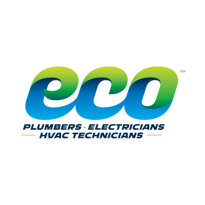 Eco Plumbers, Electricians, and HVAC Technicians Logo