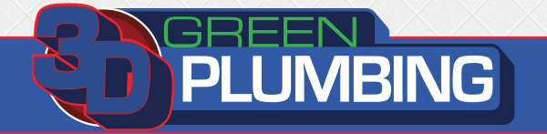 3D Green Plumbing Logo