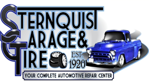 Sternquist Garage and Tire Logo