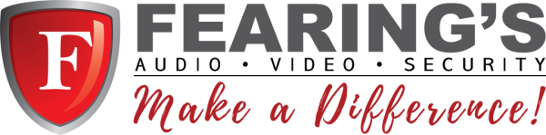Fearing's Audio Video Security Logo