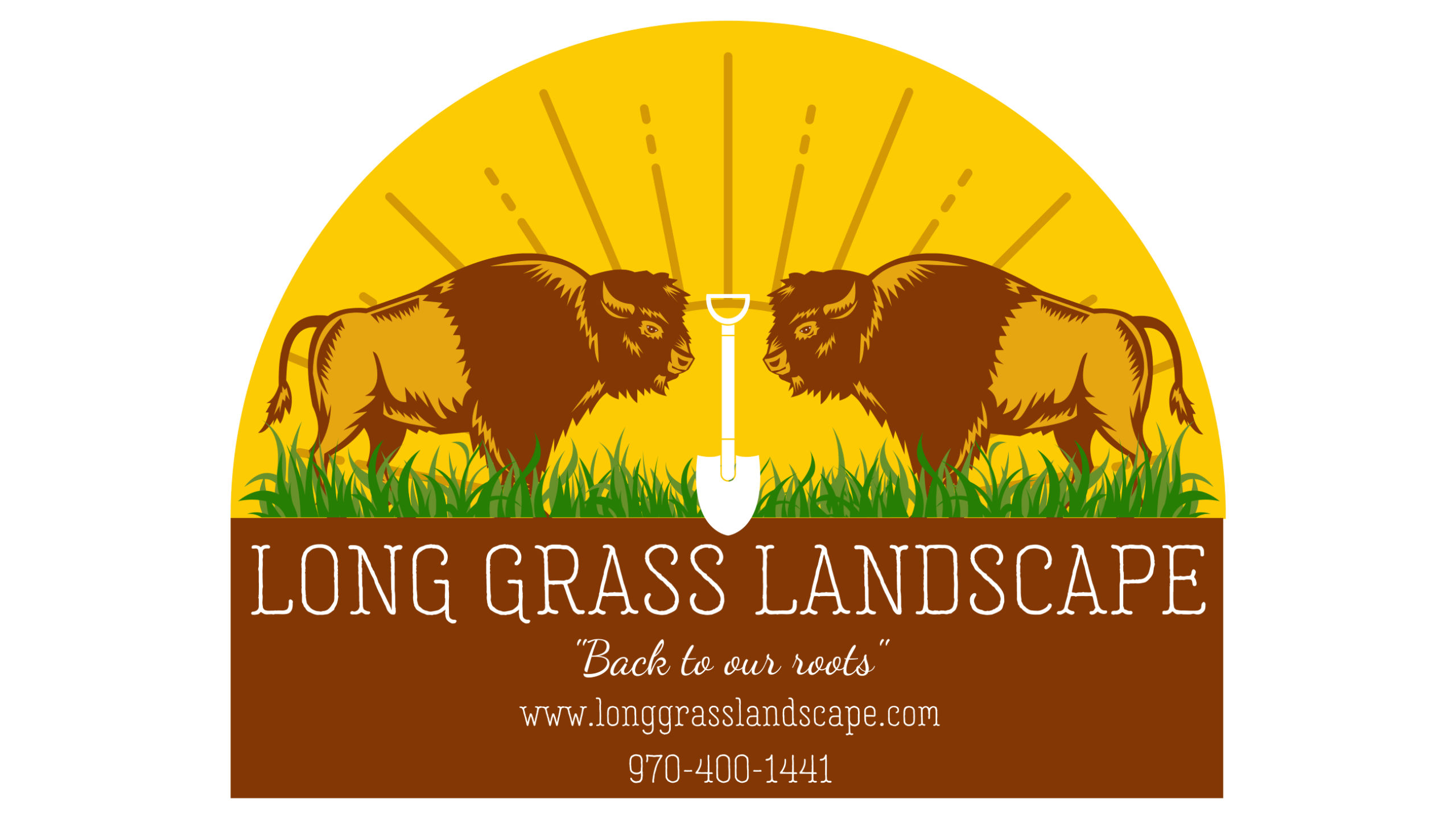 Long Grass Landscape Logo
