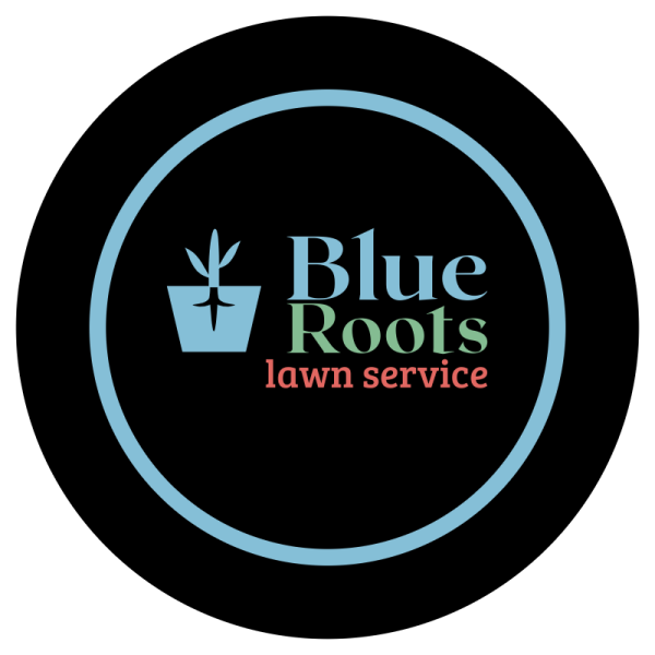 Blue Roots Lawn Service Logo