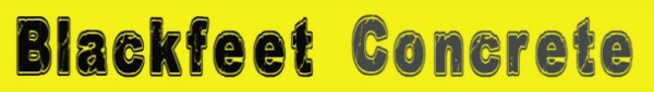 Blackfeet Concrete LLC Logo