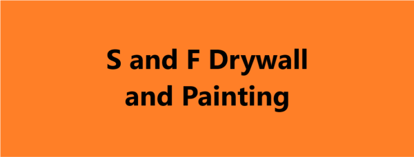S and F Drywall and Painting  Inc Logo