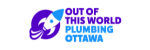 Out Of This World Plumbing Logo