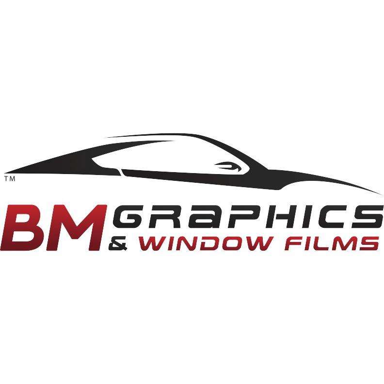 B&M Graphics & Window Films Logo