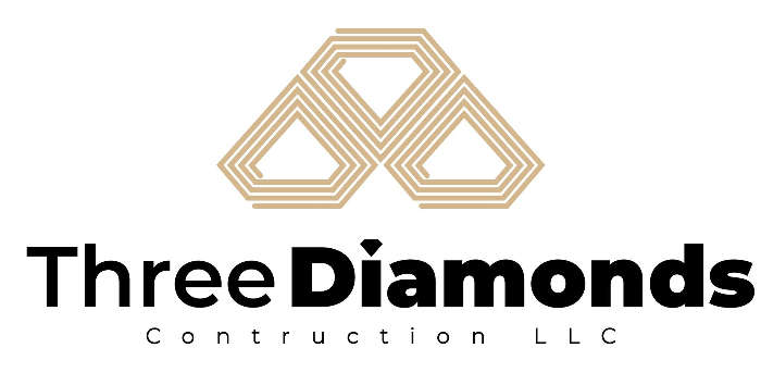 Three Diamonds Construction LLC Logo