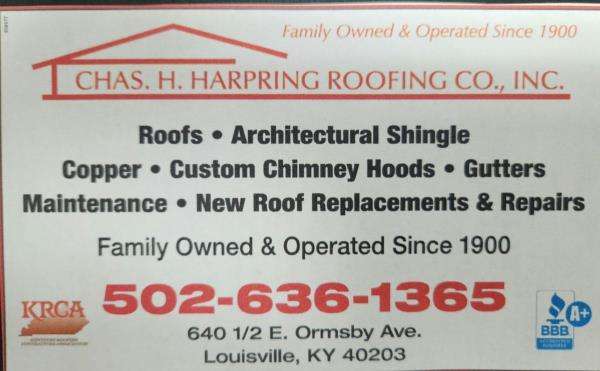Charles H. Harpring Roofing Co., Inc. Logo