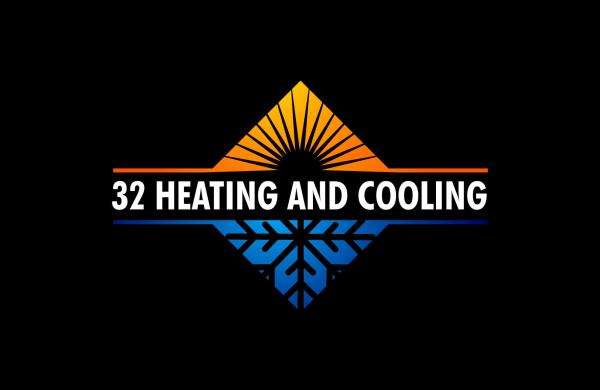 32 Heating and Cooling Logo