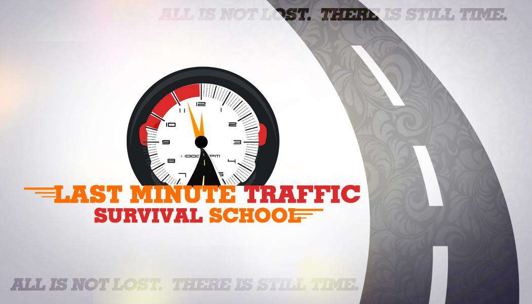 Last Minute Traffic Survival School Logo