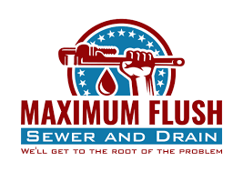 Maximum Flush Sewer and Drain Logo