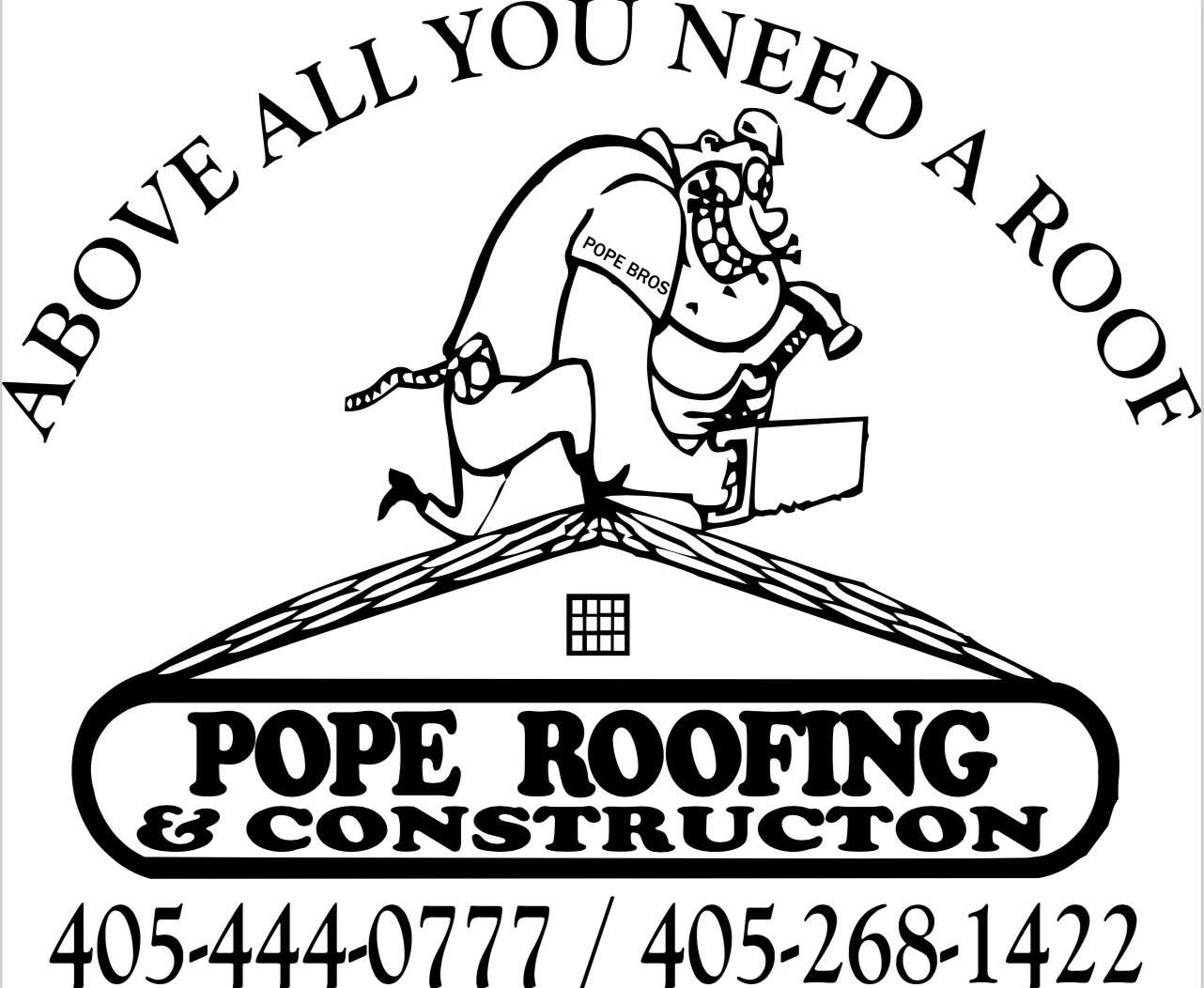 Pope Roofing and Construction Logo