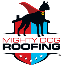 Mighty Dog Roofing 102 Logo