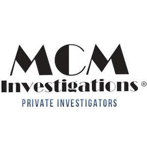 M.C.M. Investigations Logo