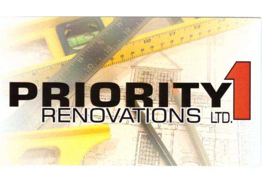 Priority 1 Renovations Ltd. Logo