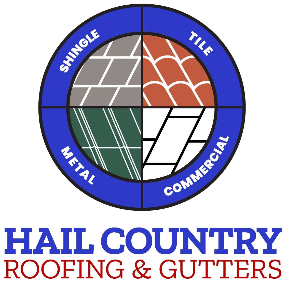 Hail Country Roofing & Gutters Logo