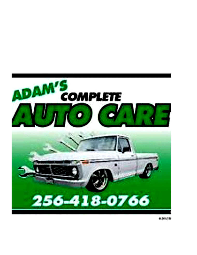 Adam's Complete Auto Care Logo