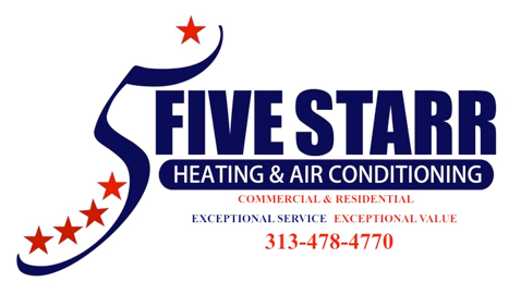 Five Starr Heating & Air Conditioning Logo
