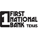 First National Bank Texas Logo