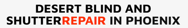 Desert Blind and Shutter Repair Logo