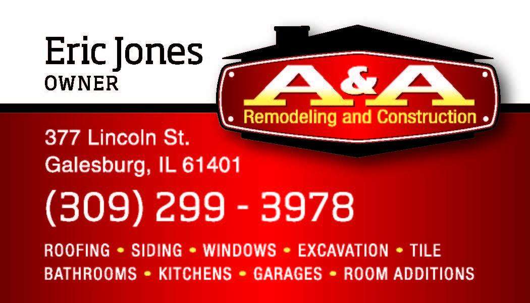 A&A Remodeling and Construction Logo