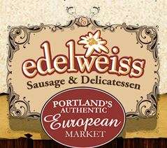 Edelweiss Sausage Co and Delicatessen Logo